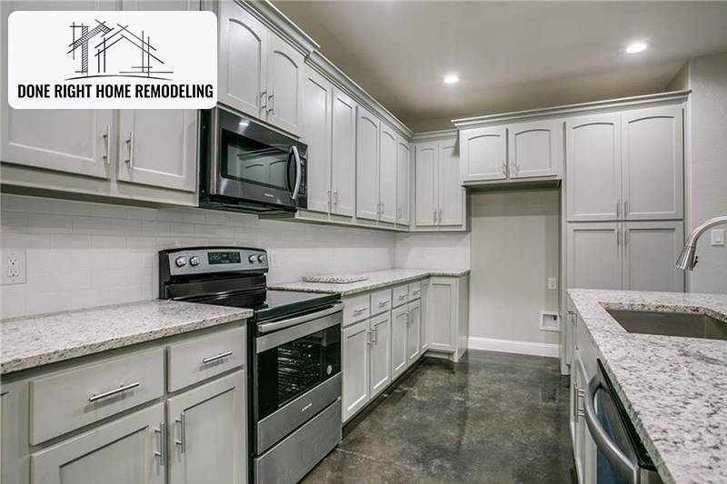 Kitchen With White Cabinets